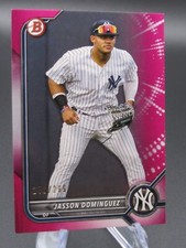 2022 Bowman Prospects Fuchsia Border /299 Jasson Dominguez #BP-98 NY Yankees