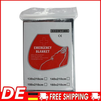 Outdoor Water Proof Emergency Rescue Blanket Foil Curtain (130x210cm)