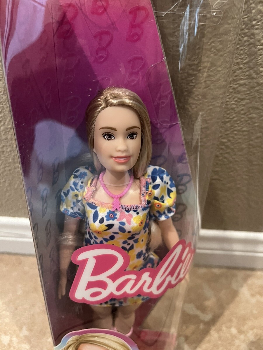 Down Syndrome Barbie Fashionistas Doll 208 NDSS Floral Dress Orthese SHIPS  TODAY | eBay