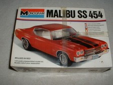 Vintage 1980 Monogram Malibu SS 454 1:24 Model Kit Sealed