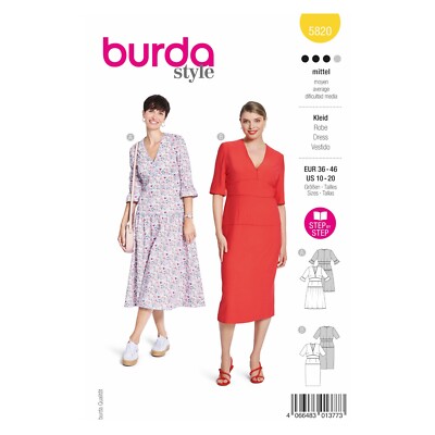 Burda Schnittmuster Boho Kleid