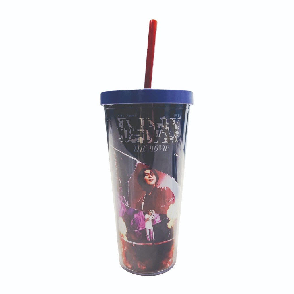 BTS Suga Agust D Day Movie Tour Popcorn Bucket & Double Wall