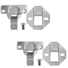 2X CDA CI381 INTEGRATED WASHING MACHINE DOOR DECOR CUPBOARD HINGES PART