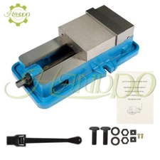 6'' Bench Clamp Lock Vise Without 360 Swivel Base Milling Machine