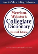Merriam-Webster's Collegiate Dictionary (Laminated Cover) - VERY GOOD