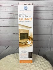 Prince Lionheart 0095 Fireplace Guard 2 Corners Grey For Sale