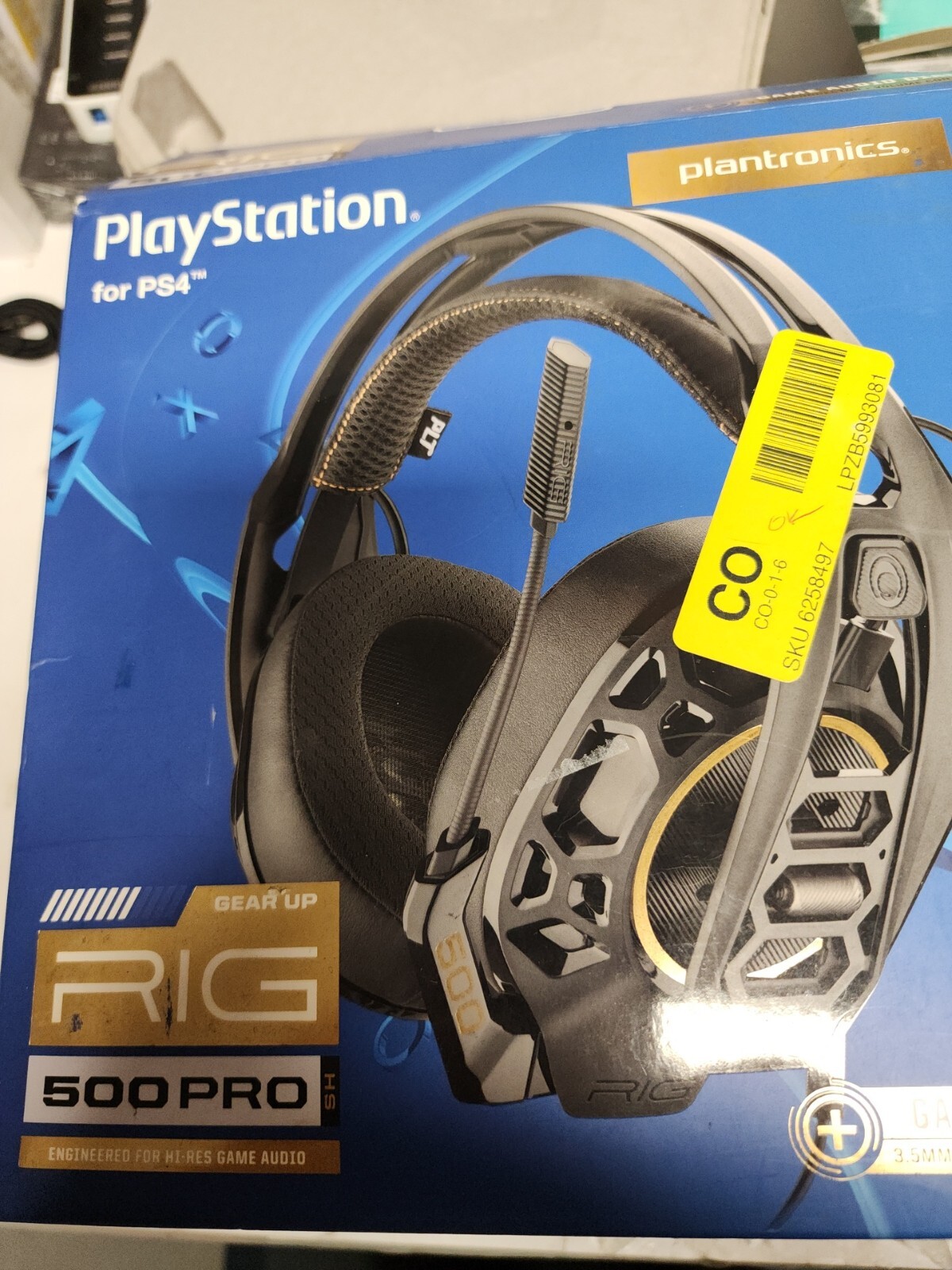 Plantronics RIG 500 PRO HS Wired Gaming Ear-Cup (Over the Ear) for PlayStation 4