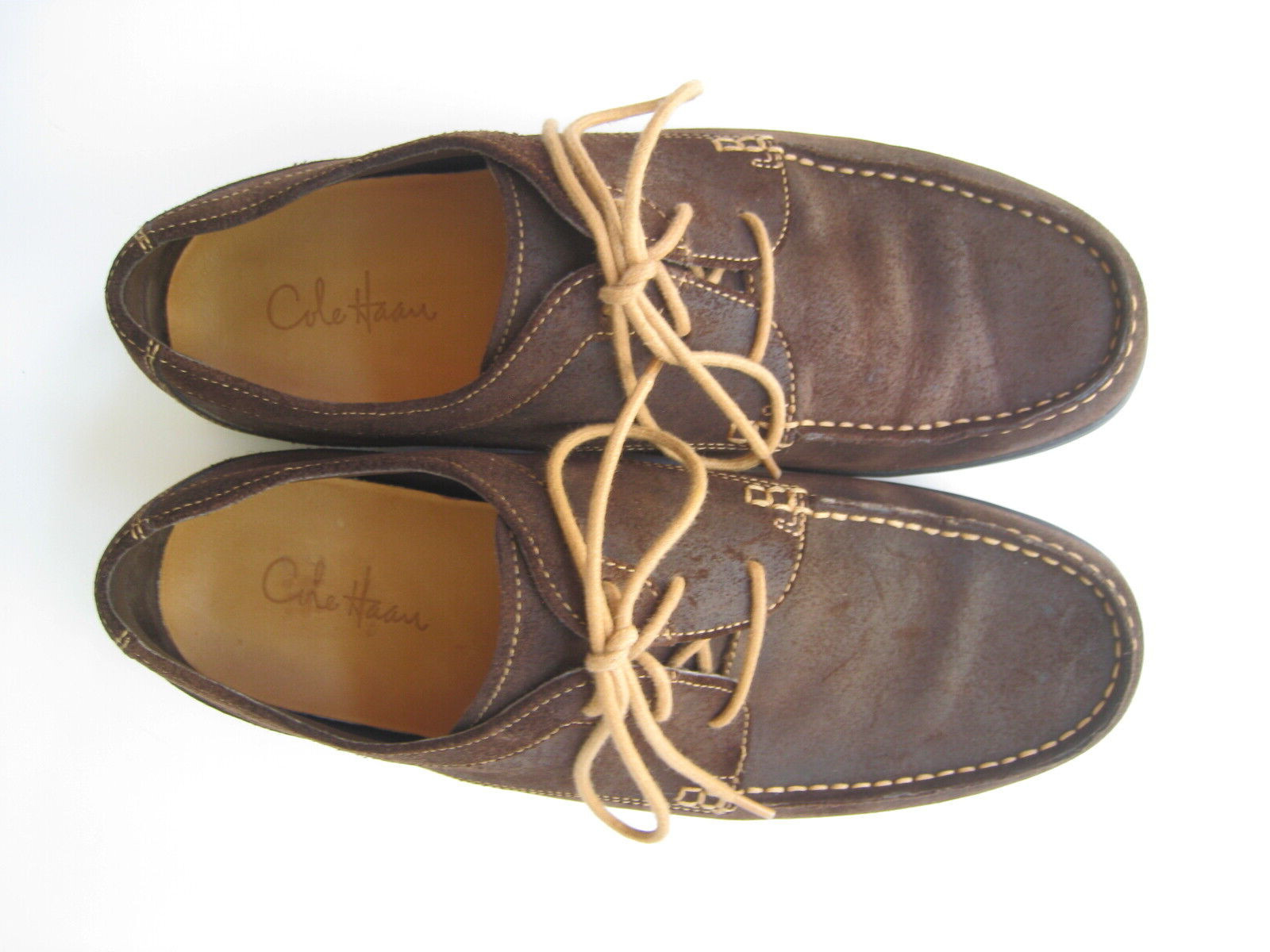 COLE HAAN BROWN SUEDE LEATHER OXFORD MEN'S SIZE US 10M HOT RARE image 2