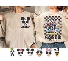 2-sided Personalized Retro Mickey Friends Est 1928 Unisex Adult Kid Tee 801003