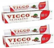 Vicco Vajradanti Ayurvedic Herbs And Barks Tooth Paste Pack Of 2
