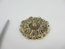 Flower Ormolu Furniture Hardware Rose Floral Mount Tudor Rose 5cm x1 -£4.50each