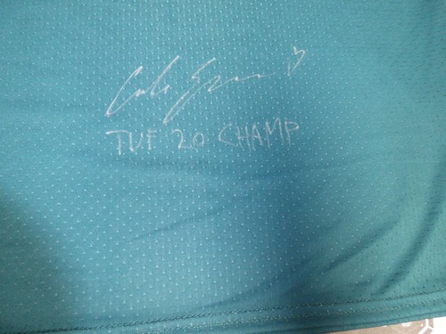Carla Esparza Anthony Pettis Signed UFC The Ultimate Fighter Jersey PSA/DNA TUF - Picture 4 of 24