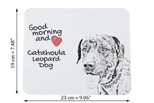 Catahoula Leopard Dog muismat met hond Art-Dog - Afbeelding 2 van 7
