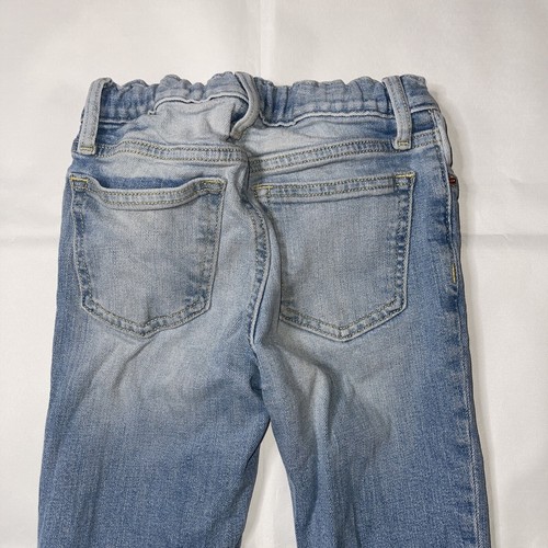 Preowned- Old Navy Distressed Skinny Stretch Fit Demin Jeans Boys (Size 7) - Picture 6 of 8