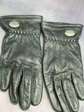 Harley Davidson Black Leather Biker Gloves Sm...