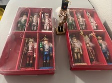 11 5  Christmas Nutcracker Ornaments, Home Accents Holiday Two BOXES READ