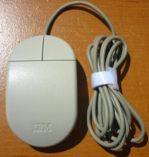 Vintage IBM 13H6690 2-Button Mechanical Ball Mouse PS/2 Wired - EXC COND