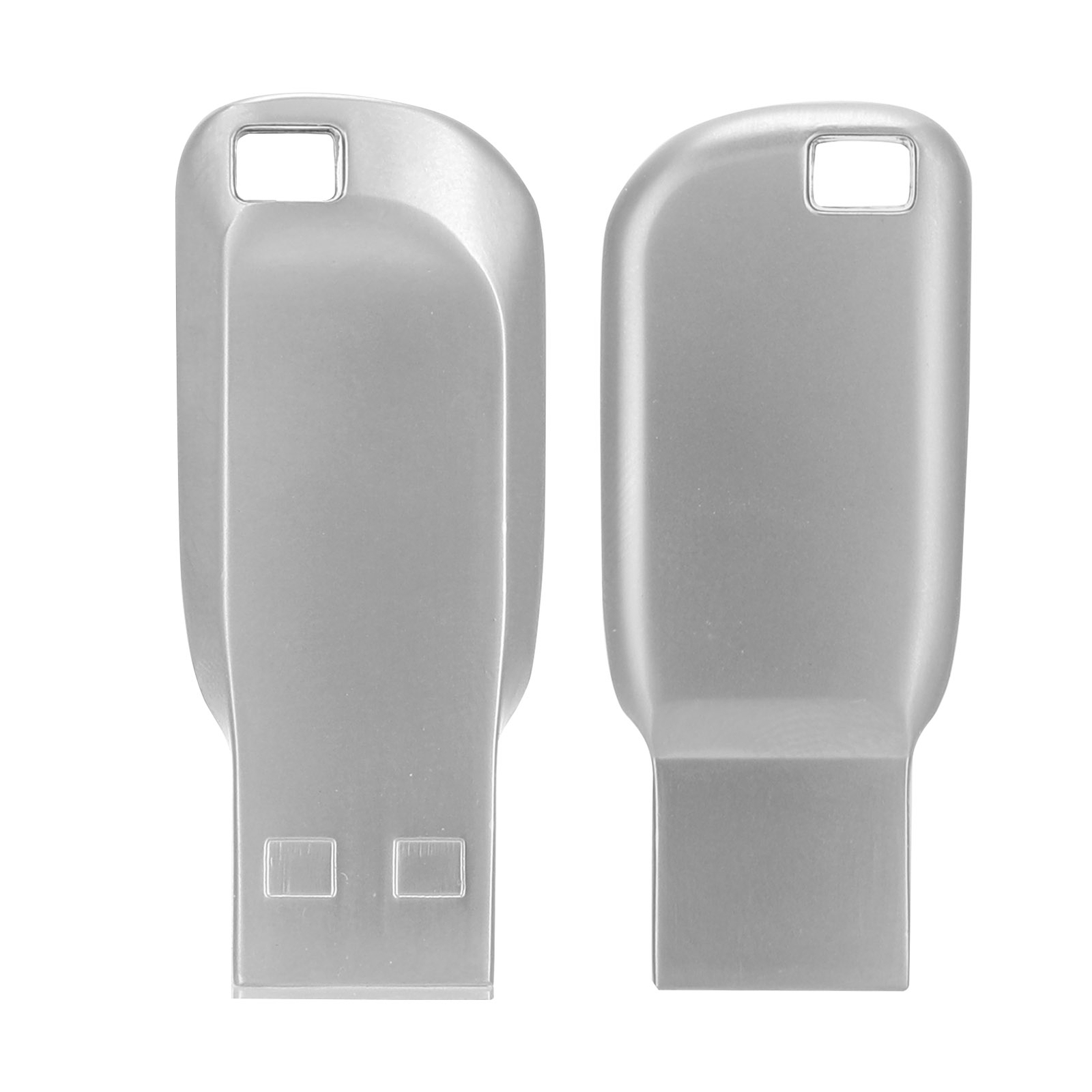 Flash Drive Metal Portable Uncovered 2.0 USB Thumb Memory Stick For Informat