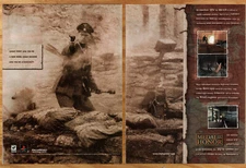 Medal of Honor Allied War Shooter  - 2 Page Video Game Print Ad Poster 1999