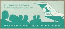 North Central Airlines Financial Report 1975  Like an Annual Report  =