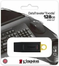 Kingston 128GB DataTraveler Exodia USB 3.2 Flash Drive Thumb/Pen/Jump/USB Stick