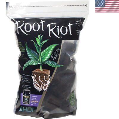 50 Count Root Riot Replacement Cubes - Optimal for Seed and Cutting Propagation
