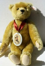 Steiff Teddy Bear QVC 150 Birthday Golden Mohair Jointed Mohair Limited Edition
