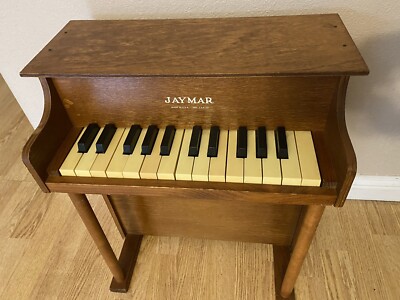 Vintage JAYMAR Upright 25 Key Miniature Kids Piano - Keys Work | eBay