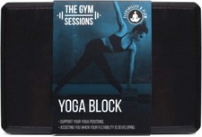YOGA BLOCK GYM PAD FITNESS FLEXIBILITY FLOW BRICK HIGH DENSITY FOAM EXERCISE NEW