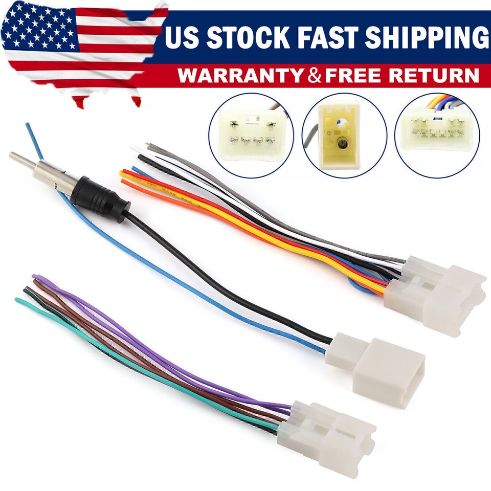For Toyota Aftermarket Radio Stereo Install Car Wire Harness Cable