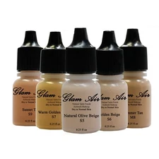 Glam Air Airbrush Makeup Foundation Water Based Matte choose color 