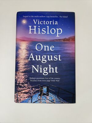 One August Night 1st Edition 1st Printing Victoria Hislop Hardcover 2020 Book