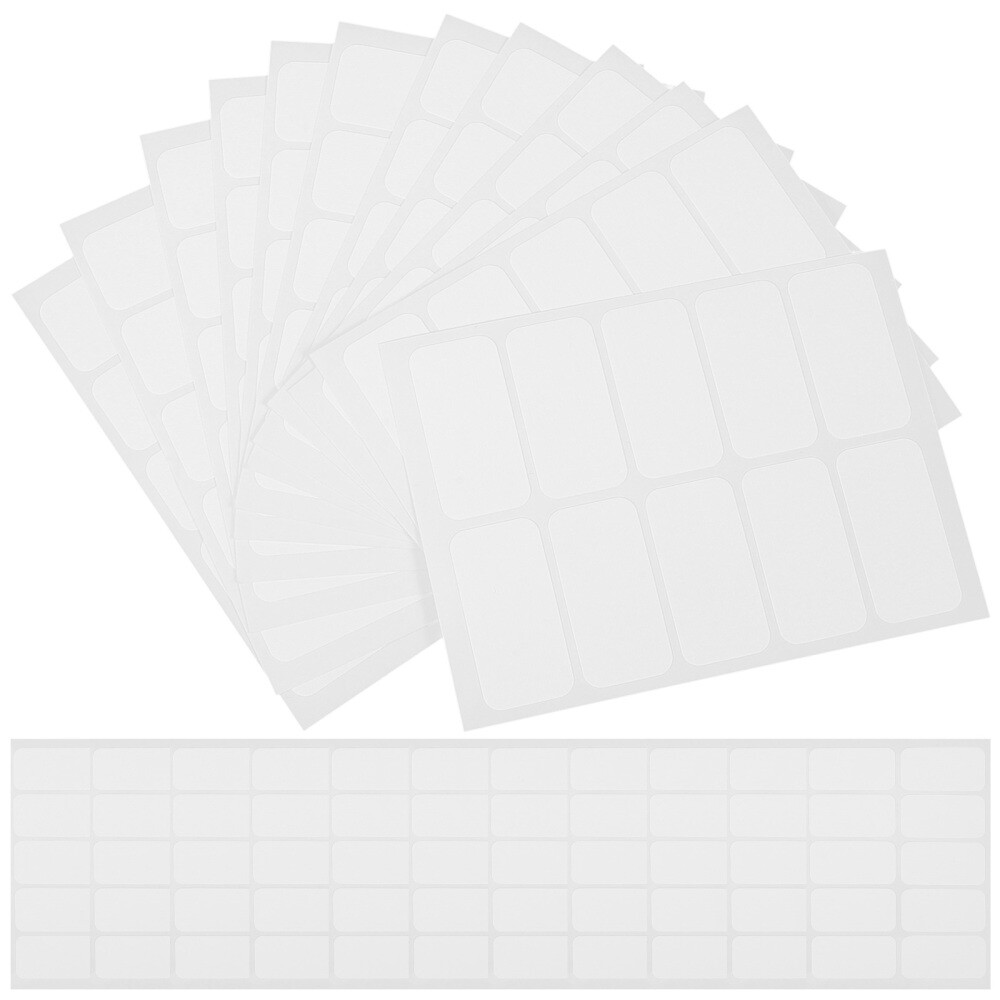 120 Pcs White Copper Plate Stickers Child Clothing Name Labels eBay