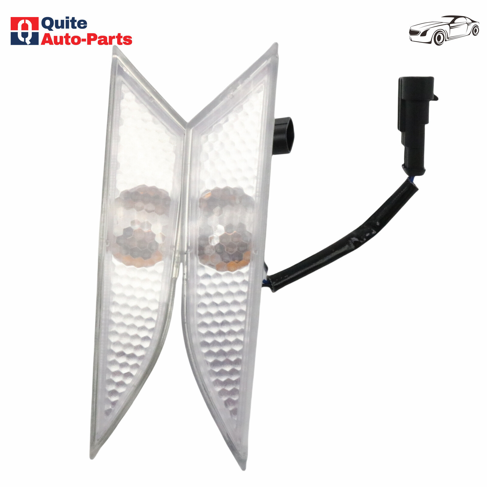 NEW Clear Side Marker Indicator Lens with bulb For Lamborghini Gallardo 560 570