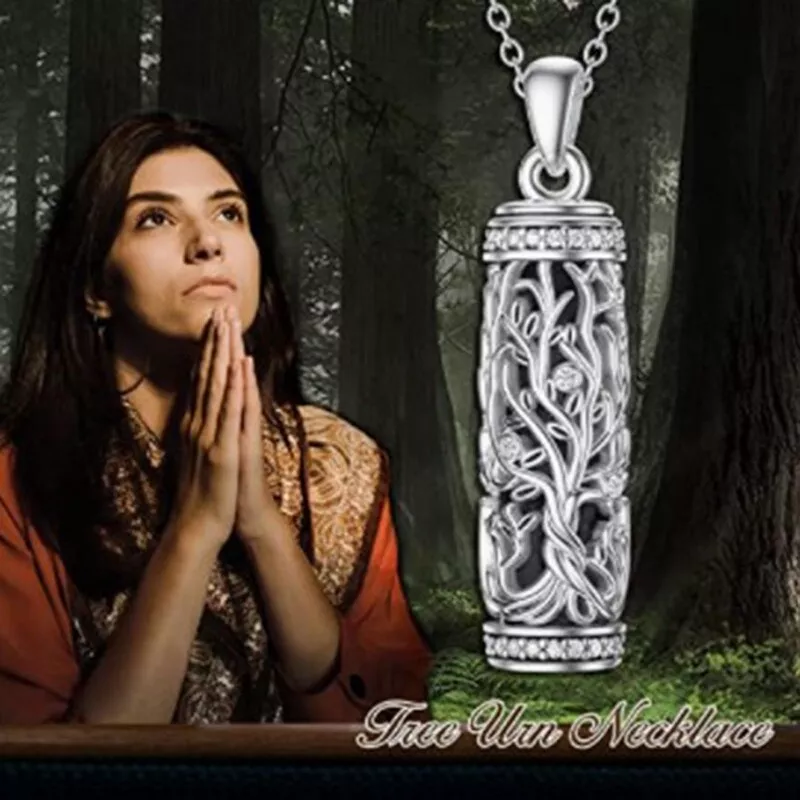 Tree of life shop cremation necklace