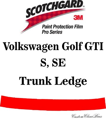 3M Scotchgard Paint Protection Pro Series 2022 2023 2024 Volkswagen Golf GTI