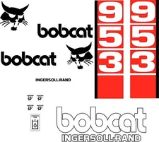 953 Replacement decals decal kit / sticker set skid loader steer fits bobcat