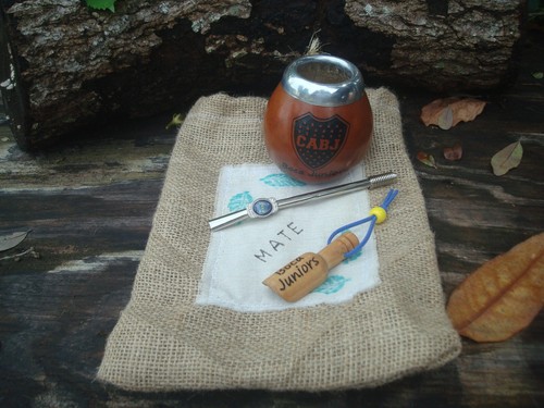 Argentina Mate - Boca Juniors - Boca de Paja - Cuchara Yerba Mate BONO Bolsa Yute - Imagen 9 de 12