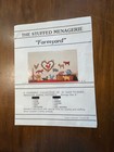 Miniature animal patterns 4" sewing cow sheep goose Patterns Vintage 1984 FARM — photo 1