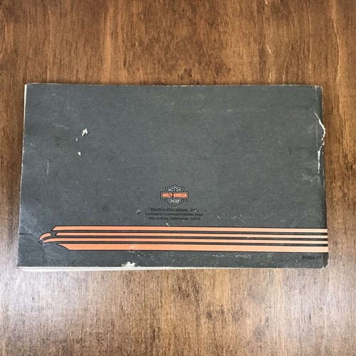 Harley Davidson Motorcycle Owner Operator Manual 1991 Models - Picture 3 of 6
