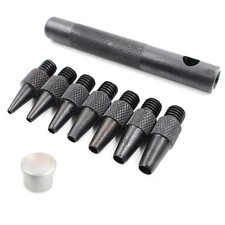 Hollow Puncher Chisel Craft Tool for Fast Exchange and Clean Cuts in Leather