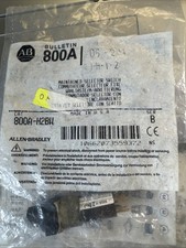 ALLEN BRADLEY Maintained Selector Switch 800A-H2BW SER. B NOS Fast Free Shipping