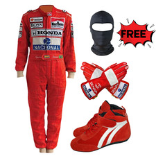 Tuta da corsa Ayrton Senna Kart | CIK/FIA livello 2 | passamontagna GRATIS | Elite