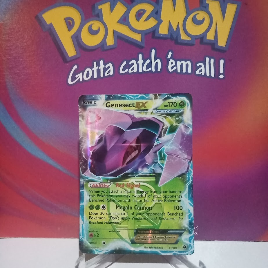 Genesect EX (HP/DMG) (Team Plasma) 11/101 Plasma Blast Holo