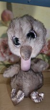 Ty Beanie Boos HENNA The Ostrich Pink 11