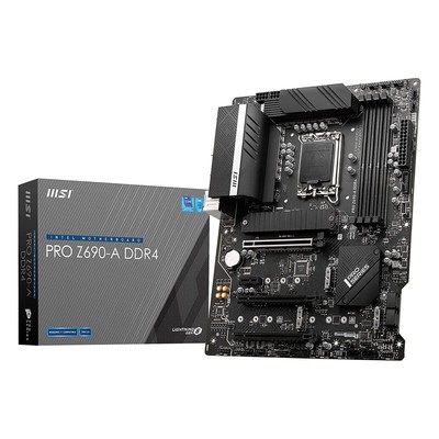 PRO Z690-A DDR4 ProSeries Computer Gaming Motherboard (ATX, 12th Gen Intel Co...