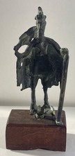 Sardinien Italien Nuragischer Krieger Bronze Reproduktion XX. Jh. Skulptur