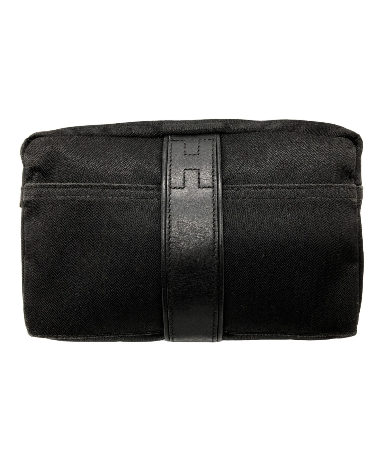 Hermes — Hermes Acapulco Waist Bag 2110-16 Leather Black #TFB3782