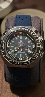 Mortima Super 28 Datomatic Tachymetre Manual Winding Diver Vintage Men s Watch