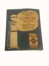 Vintage Linco & Marathon Motor Oil Advertising Sewing Needle Booklet